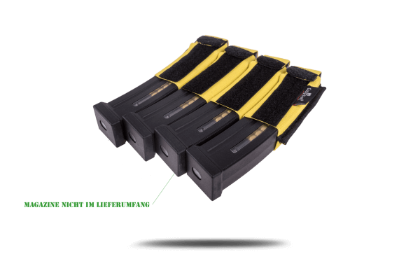 CubySoftÆ THUNDER MAG POUCH | SMG x4 | YELLOW