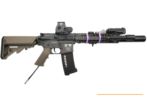 OneOfOne Phylax MK18 Wolverine Inferno Spartan Edition Cerakote Cobalt Kinetics Green x SIG Dark Gre
