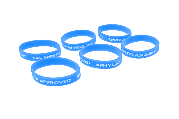 Phylax Rubber Bands 6er Pack, Blue