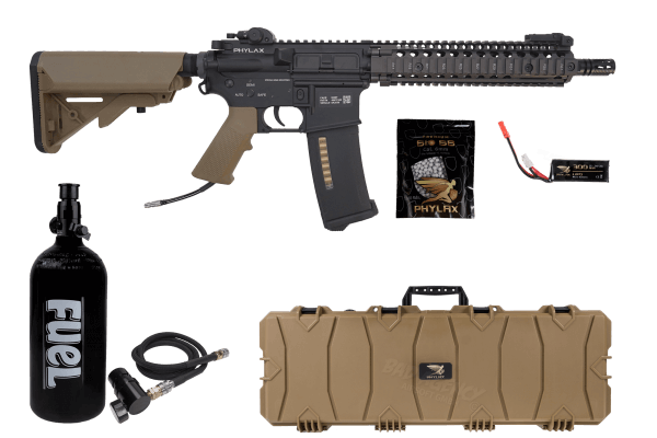 Big Set Phylax Advanced HPA MK18 DualTone, Wolverine Inferno Spartan Edition