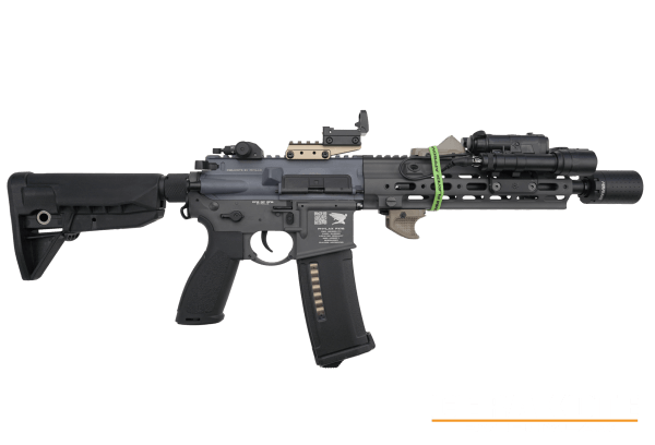 OneOfOne Phylax PX16 O.E. (S)AEG with GateTitan II, Cerakote SIG Dark Grey x Cobalt Kinetics Slate