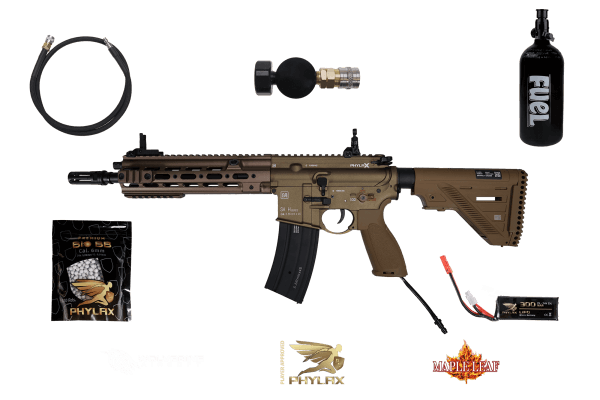 Big Set Phylax Advanced HPA PX16 Tan, Wolverine Inferno Spartan Edition