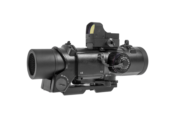 1-4x Short Dot with Red-Dot-Sight, Black