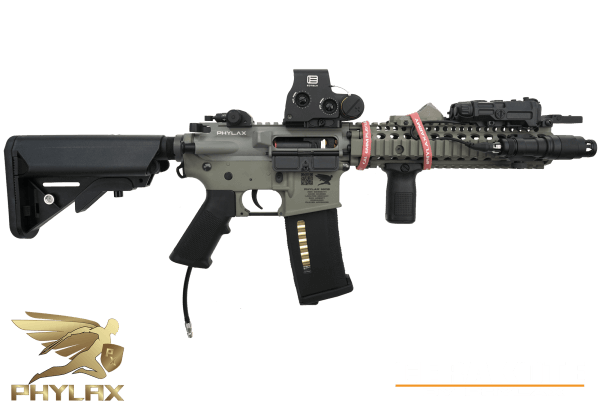 Phylax MK18 Advanced Inferno Spartan Edition, Cerakote Hazel Green x Phylax Grey