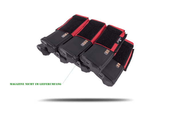 CubySoftÆ THUNDER MAG POUCH | AR 4+3 | RED