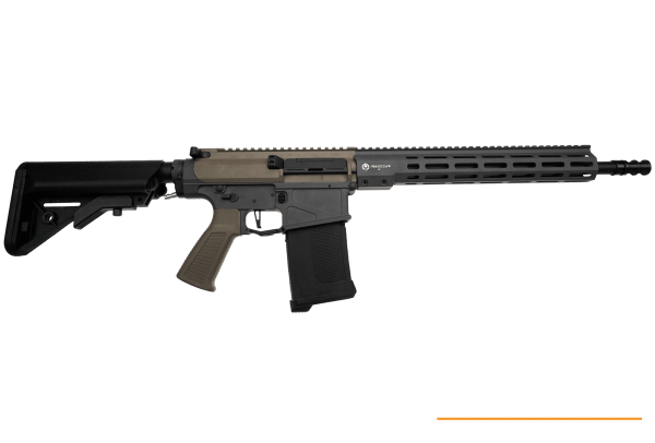 Wolverine MTW 308 DMR Tactical, Cerakote Glock FDE x SIG Dark Grey + Phylax Waffenkoffer