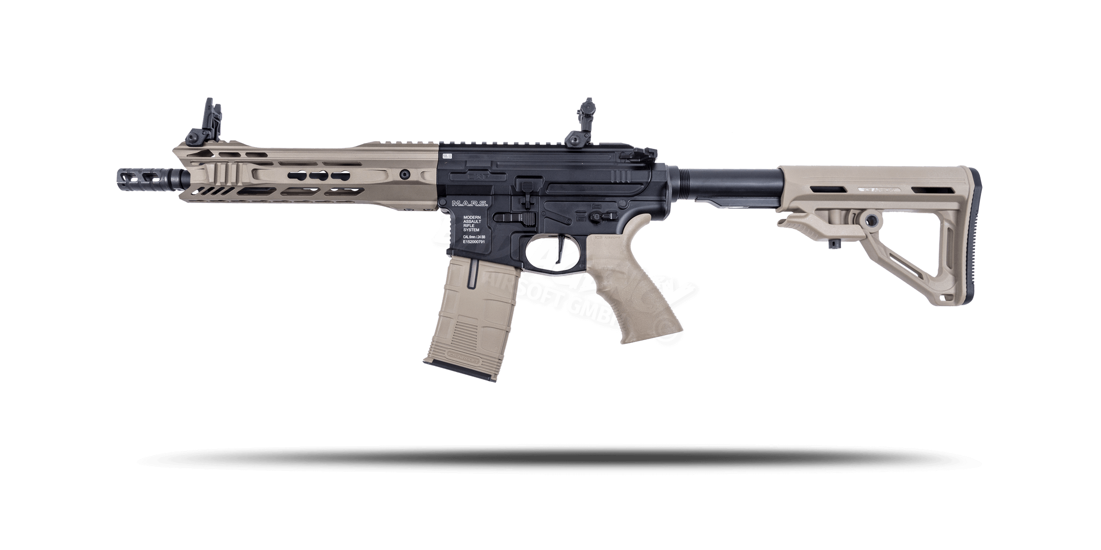 ICS CXP-Mars SBR MTR Stock S3, (S)AEG, Dualtone | (S)AEG / AEG