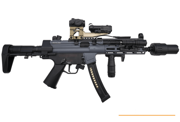 OneOfOne Phylax PX5 PDW O.E. (S)AEG with GateTitan II, Cerakote Cobalt Kinetics Slate