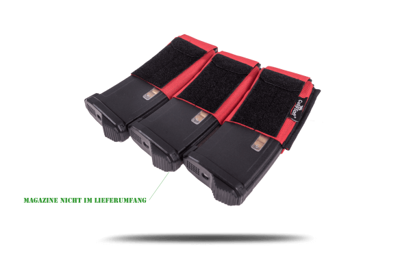 CubySoftÆ THUNDER MAG POUCH | AR x3 | RED