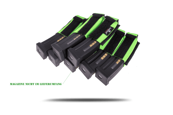 CubySoftÆ THUNDER MAG POUCH | SMG 5+2 | FLUOR GREEN