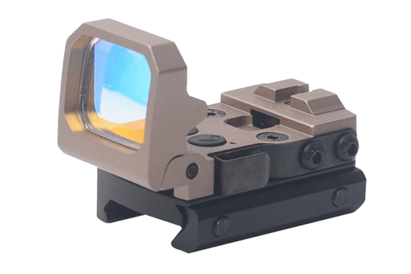 Aim-O Flip Dot Reflex Red Dot Sight Replica - Dark Earth