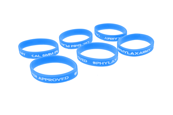 Phylax Rubber Bands 6er Pack, Blue