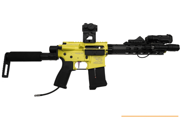 Phylax One of One Cerakote Electric Yellow, Wolverine Inferno Spartan