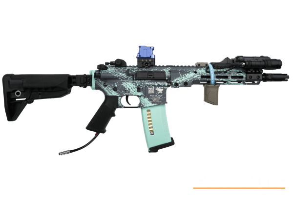 OneOfOne Phylax MK16 Inferno Spartan Edition, Cerakote Multicam Dark Grey x Robin&#039;s Egg Blue
